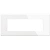 BTicino Placca Axolute Air 6 Moduli Bianco HW4806HD - Design Elegante, Facile Installazione