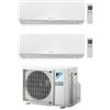 Daikin Climatizzatore Dual Split Daikin 9000+12000BTU R32 2MXM40M/N + FTXC25A + FTXC35A