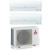 Mitsubishi CLIMATIZZATORE MITSUBISHI DUAL SPLIT MSZ-HR R-32 9000+12000 MXZ-2HA40VF A++