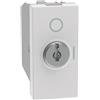 BTicino Interruttore A Chiave BTicino MatixGO 2P 10AX Bianco JW4012 - Sicurezza, Design Elegante e Facile Installazione