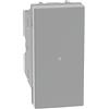 BTicino Deviatore assiale Bticino MatixGO 1P 10AX 1 modulo grigio JG4053