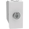 BTicino Deviatore A Chiave BTicino MatixGO JW4022 - 2P 10AX 1 Modulo Bianco, Sicuro e Elegante