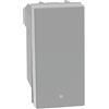 BTicino Pulsante Assiale BTicino MatixGO 1P NO 10A 250Vac Grigio JG4055 - Design Moderno e Affidabile