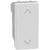 BTicino Pulsante Doppio Interbloccato BTicino MatixGO Bianco JW4037N - Controllo Sicuro Tapparelle 250Vac 10A