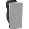 BTicino Comando Luci Wireless BTicino MatixGO Smart 1 Modulo Grigio JG4003CWI - Controllo Facile, Autonomia 8 Anni