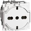 BTicino Presa Flat Schuko Bticino Living Now 16A Bianca - KW4140A16F