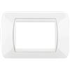 BTicino Placca 3 Moduli Bticino Livinglight Quadra Bianco - L4803BI