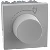 BTicino Dimmer Rotativo Universale BTicino MatixGO JG4415 - 2 Moduli Grigio, Compatibile Lampade LED e Fluorescenti