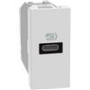 BTicino Caricatore USB BTicino MatixGO JW4192C - 20W Ricarica Veloce con Porta USB-C, Bianco