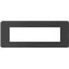 BTicino Placca BTicino MatixGO Effects 7 Moduli Black Nickel - SKU JA4807EN, Eleganza e FunzionalitÃ