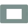 BTicino Placca BTicino MatixGO Tones 3 Moduli Agave JA4803TA - Design Moderno e Funzionale