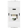 BTicino Connettore RJ45 BTicino Livinglight N4262C5E - Alta VelocitÃ 1000 Mbps, Facile Installazione, Design Elegante