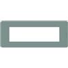 BTicino Placca BTicino MatixGO 7 Moduli Agave JA4807TA, Design Elegante e Resistente, Facile Installazione