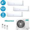 Hisense Climatizzatore Hisense Trial Inverter 4AMW105U4RA 10.5kW Wi-Fi A++ R32 3 UnitÃ da 12000 BTU - Design Ergonomico