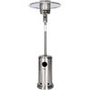 Jordan Stufa Gas Fungo Esterno Radiante GPL 13kw 221cm Antiruggine Acciaio INOX