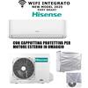 Hisense Climatizzatore Hisense EASY SMART 2025 WIFI INTEGRATO 9000 BTU Inverter CA25YR4BG + CA25YR4BW R-32 + TELO OMAGGIO