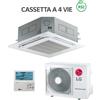 LG Climatizzatore Cassetta Lg Inverter 18000 Btu A++ CT18F.NQ0 in gas R32 con Comando a Filo e Pannello Incluso WIFI OPTIONAL