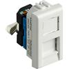 BTicino Connettore RJ45 Cat. 6A STP AM5979C6S - 10 Gbps, Design Shielded, Compatibile e Antipolvere