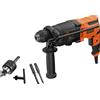 Black & Decker Trapano Martello Tassellatore Potenza 650 Watt 5600 colpi / min - BEHS01-QS