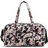 Vera Bradley Borsone da viaggio grande in cotone da donna, Paisley botanico, Taglia unica, Borsone da viaggio grande in cotone