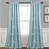 Lush Decor Lussuosa decorazione, tende oscuranti con uccellino blu sull'albero, set per soggiorno, sala da pranzo, camera da letto (coppia) 213,4 cm di lunghezza x 132,1 cm di larghezza