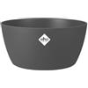 Elho Brussels Bowl 23 - Vaso per Interno - 100% Plastica Riciclata - Ø 22.9 x H 10.8 cm - Anthracite