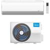 Midea Climatizzatore Monosplit BreezeleSS + 9000 btu MSFAAU-09HRFN8B Wi-Fi Inverter R-32 Classe A+++ ,