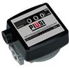 PIUSI Contalitri Meccanico a 3 cifre per Carburante Diesel, Portata Fino a 120 l/min, Attacco 1 BSP, Regolabile in 4 direzioni di Flusso, Contatore Parziale + Totale | K33