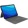 Logitech Combo Touch Tastatur-Case per iPad Pro 11 pollici (1., 2. e 3. generazione) Deutsches QWERTZ-Layout - Grigio