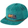 ORTOVOX Cappello con Distintivo Vintage, Verde Pacifico., Etichettalia Unica