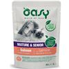 Oasy Umido Gatto Bocconcini MATURE & SENIOR SALMONE Busta 85 gr