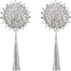 Obsessive Mistiqua Nipple Covers Silver