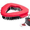 Pcingsia testa di spazzola per scrub a triangolo spin mop testa di ricambio, scrubber mop testa per ocedar scrub pennello, per viledas mop