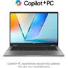 ASUS NB 14" TOUCH VIVOBOOK FLIP ULTRA 5 226V 16GB 512GB SSD Copilot PC Convertibile Oled + Stylus WI