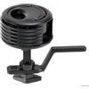 OSCULATI Alzapagliolo Eclipse LIFT & TURN Small Versione Inox Nera 60 mm