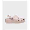 Crocs Sabot Classic Platform Clog Quartz Donna