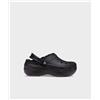 Crocs Sabot Classic Platform Lined Clog W Nero Donna