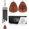 Trend Jockey The Wind Chime CO Memorial Wind Chimes, Sympathy Wind Chimes Gift for The Loss of A Loved one, Home Decor Outdoor Garden, Soothing Melodic Tones with Mute Option.