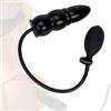 Shicpgble BC2D-Fascia Regolabile Gonfiabile in Silicone Nero Uomini e Donne Coppie Ḁnâlé Ṕlūg Ða donna uomo set vìbraňte accìaìô côÐa graňÐì Ðì vôlpê silicone aňal bůtt largê man kit mêtallô vìbrazìonì pìccôlô