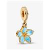 Pandora Charm Pendente dorato Fiore di Ciliegio Blu Donna Pandora