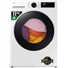 Samsung Lavasciuga Crystal WiFi WD11DG5B15BEET, 11+6 kg, Ecobubble, Vapore Igienizzante, AI Energy Mode, Carica Frontale, 60L x 85H x 60P cm
