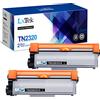 LxTek Purify TN2320 TN2310 Compatibili per Brother TN-2320 TN-2310 Cartucce di Toner per MFC-L2700DW L2700DN L2720DW L2740DW DCP-L2500D L2540DN HL-L2300D 2360DN L2340DW (Nero, 2-Pack)