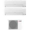 MITSUBISHI Climatizzatore Dual Split Inverter 12000 + 12000 Btu Condizionatore con Pompa di Calore Classe A++/A+ (Unità Interna + Unità Esterna ) - MSZ-HR35VFK + MSZ-HR35VFK + MXZ-2HA50VF2 MSZ-HR