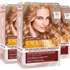 L'OREAL PARIS 3x L'Oréal Paris Excellence Creme Universal Nude Colorazione Permanente Biondo Chiaro 8U Triplo Trattamento - 3 Tinte
