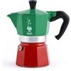 BIALETTI MOKA EXPRESS 6 TAZZE MOKA TRICOLORE CAFFETTIERA DA CEFFE' 130ML COD 990005323/NP