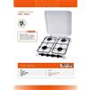 VINCO COD.76004 Fornello "Four "A Gas Con 4 Fuochi - Potenza 0,85 /0.85 / 1,2 / 1,4 KW