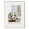 walther design NC050W - Cornice in Legno Stile Hygge, Bianco, 40 x 50 cm