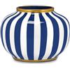 Fade Vaso Righe Bali 26x19 cm in Porcellana