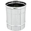 Zeta Tubo acciaio inox 80 x 250mm 5 decimi AISI 304