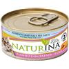Naturina Elite Cibo Umido Naturale per Gatti - Tonno con Salmone - 24x70 gr